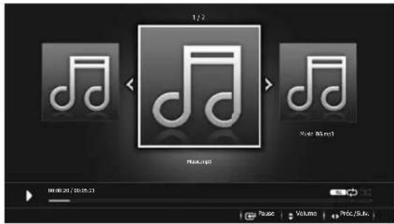 SAMSUNG SP-H03 - Menu Contrôle des fichiers musicaux - 1