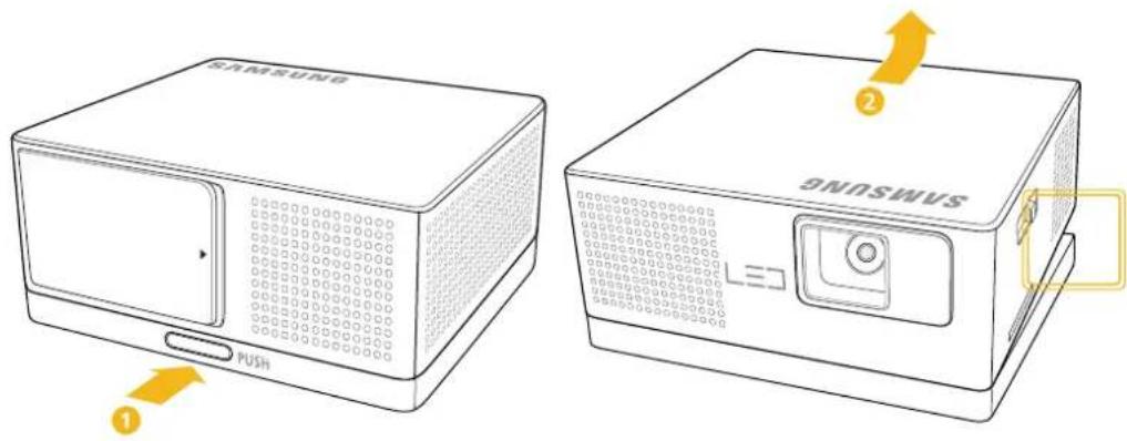 SAMSUNG SP-H03 - Débranchement de la batterie - 1