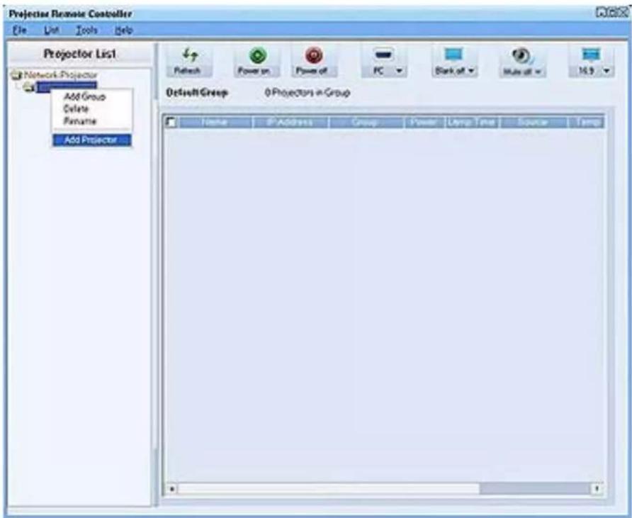SAMSUNG SP-L255 - 3-6-2. Gestion du projecteur à l'aide d'un logiciel - 3