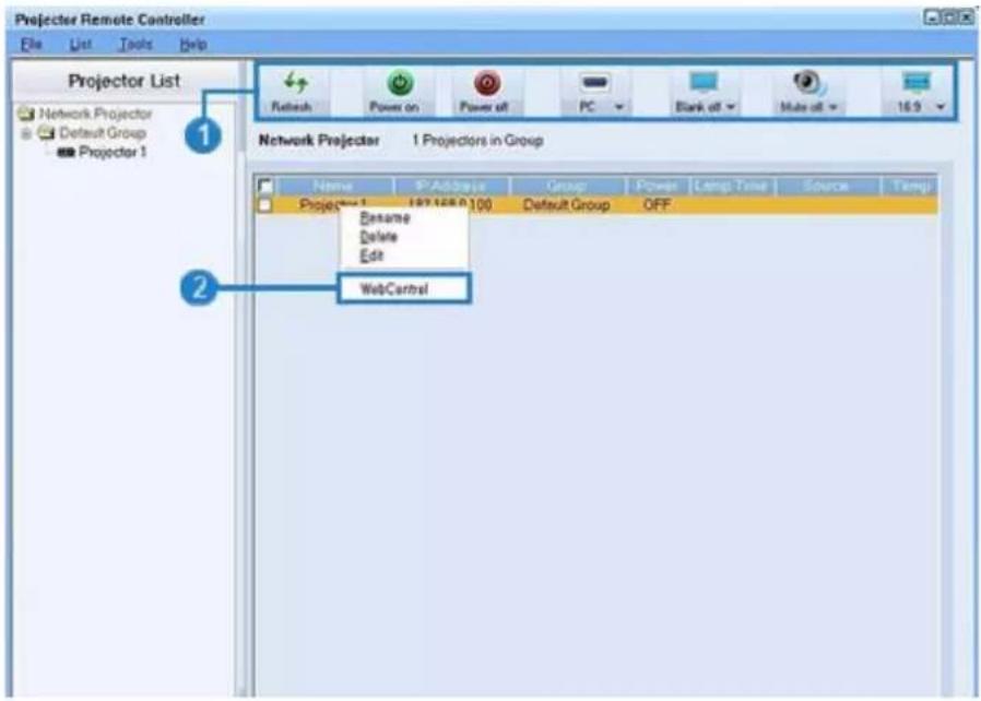 SAMSUNG SP-L255 - 3-6-2. Gestion du projecteur à l'aide d'un logiciel - 26