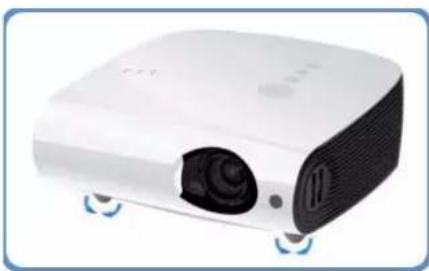 SAMSUNG SP-L255 - Pour ajuster l'image lors de l'installation du projecteur à l'avant de l'écran - 2