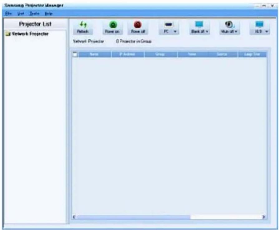 SAMSUNG SP-L305 - 3-6-2. Gestion du projecteur à l'aide d'un logiciel - 2