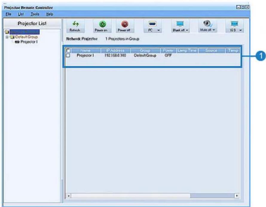SAMSUNG SP-L331 - 3-6-2. Gestion du projecteur à l'aide d'un logiciel - 4