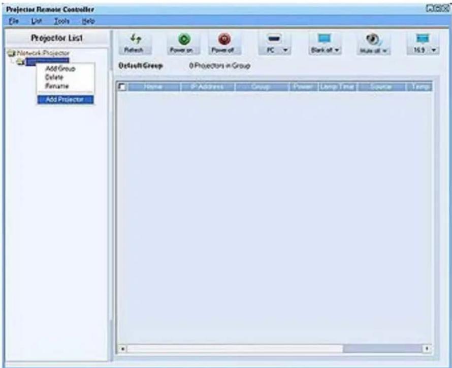 SAMSUNG SP-L331 - 3-6-2. Gestion du projecteur à l'aide d'un logiciel - 3