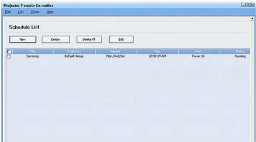 SAMSUNG SP-L331 - connexion du Web browser depuis Samsung Projector Manager. - 4