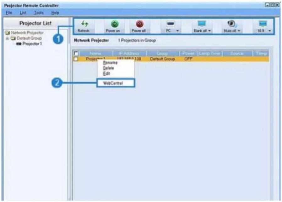 SAMSUNG SP-L335 - 3-6-2. Gestion du projecteur à l'aide d'un logiciel - 27