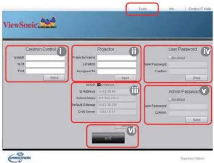 VIEWSONIC PJD6223 - À propos de Crestron e-Control® - 3