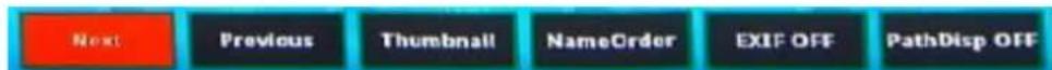 Next Previous Thumbnail NameOrder EXIF OFF PathDisp OFF