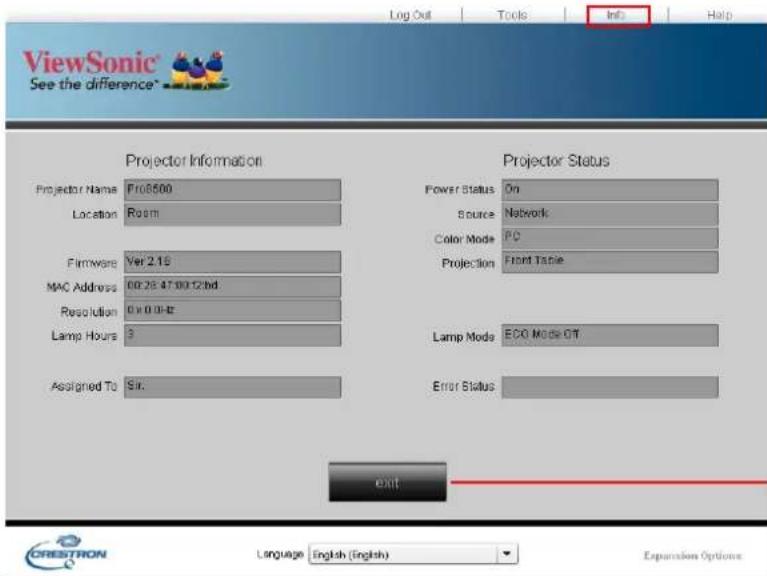 VIEWSONIC Pro8600 - Important - 1