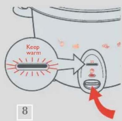 TEFAL 3683 - Het aanbrengen van het magnetische condensreservoir - Fig. 6 - 2