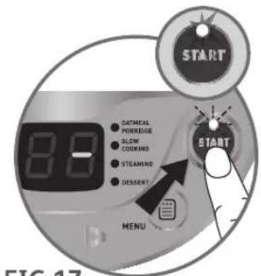 8.0 OATMEAL PORRIDGE SLOW COOKINGS STEAMING DESSERT MENU START START FIG 17