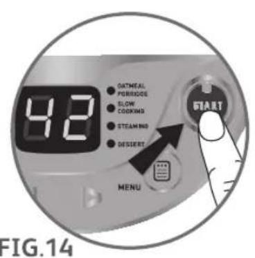 9.2 OUTMEAL POURDES SLOW COOKING STEAMING DESSERT MENU START FIG.14