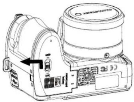 AGFA AP Selecta 16 - Insert the Battery and SD/SDHC Card (Not included) - 1
