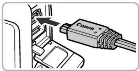 CANON Ixus 1100 HS - Turn off the camera and TV. - 1