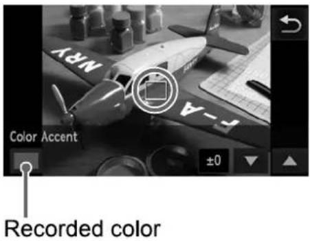 F-A NRY Color Accent ±0 Recorded color
