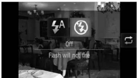 A Off Flash will not fire