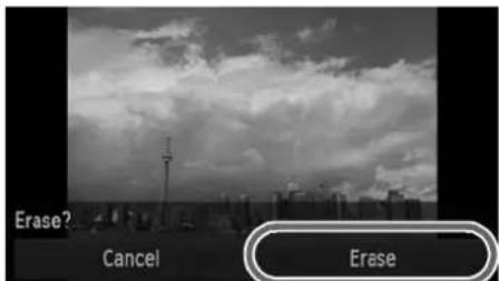 Erase? Cancel Erase