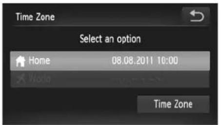 Time Zone Select an option Home 08.08.2011 10:00 Woda Time Zone