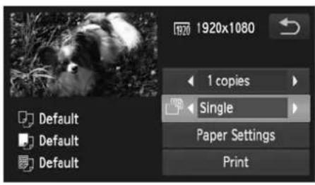 1920 1920x1080 Default Default Default 1 copies Single Paper Settings Print