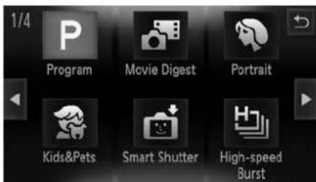 1/4 Program Movie Digest Portrait Kids&Pets Smart Shutter High-speed Burst