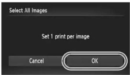 Select All Images Set 1 print per image Cancel OK