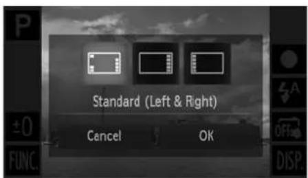 Standard (Left & Right) Cancel OK