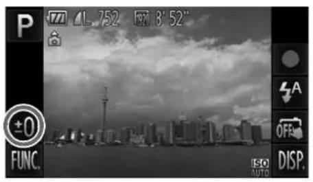 CANON Ixus 1100 HS - Adjusting the Brightness (Exposure Compensation) - 1