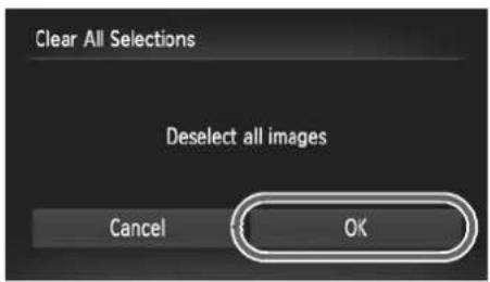 Clear All Selections Deselect all images Cancel OK