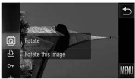Rotate Rotate this image MENU
