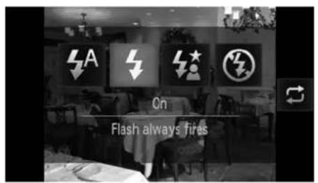 A On Flash always fires