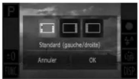 Standard (gauche/droite) Annuler OK
