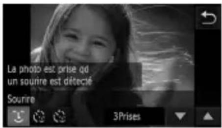 La photo est prise qu un sourre est détecté Sourre 3Prises