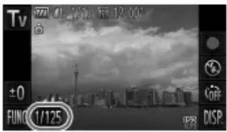 Tv ±0 FUNCTION 1/125 OL VISA 12:00 OFF DISP.