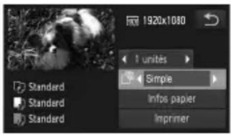 1920x1080 1 unités Simple Infos papier Imprimer