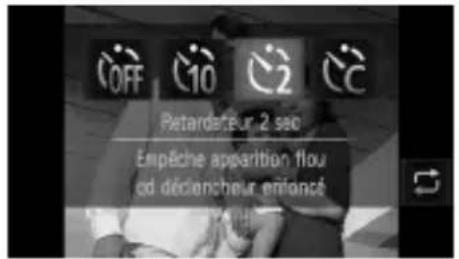 OFF 10 2 Petardateur 2 sec Empêche apparition flou cd déclencheur enlancé