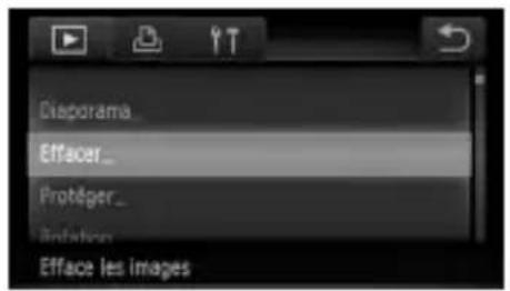 Disporama Effacer_ Protéger_ Efface les images
