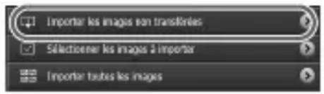 Importer les images non transfinites Sélectionner les images à importer Importer toutes les images