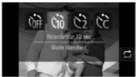 OFF 10 2 C Retardetsur 10 sec Mode standard