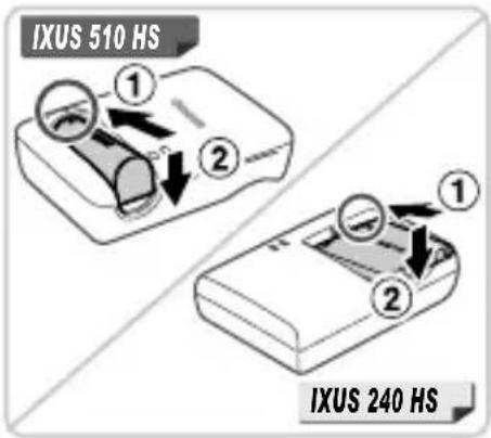 CANON Ixus 510 HS - Charge de la batterie - 1