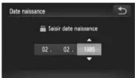 Date naissance Saisir date naissance 02 . 02 . 1985
