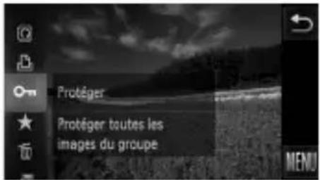 Protéger Protéger toutes les images du groupe