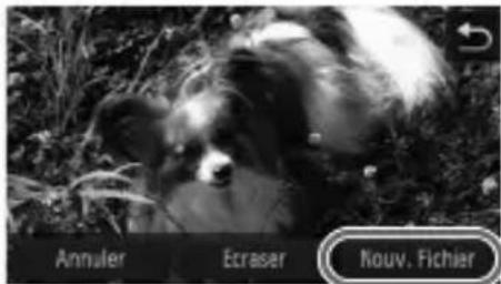 Annuler Ecraser Nouv, Fichier