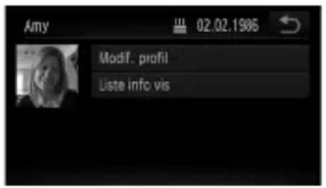 Amy 02.02.1985 Modif. profil Liste info vis