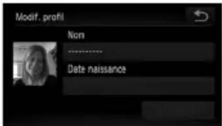 Modif. profil Non Date naissance
