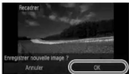 Recadrer Enregistrer nouvelle image ? Annuler OK