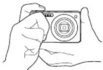 CASIO Exilim EX-FC200S - 正确握持相机 - 3