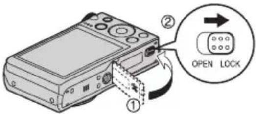 CASIO Exilim EX-H35 - 装入存储卡 - 3
