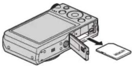 CASIO Exilim EX-H35 - 更换存储卡 - 1