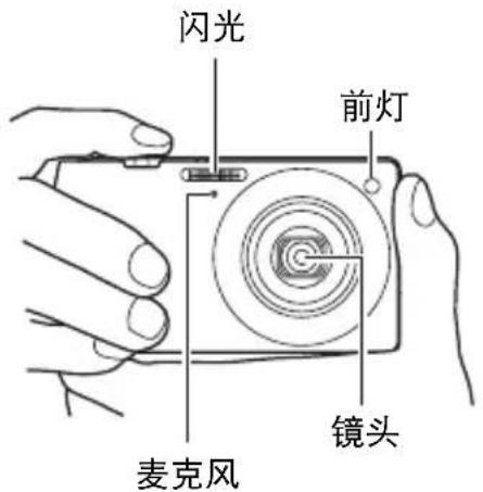闪光 前灯 麦克风 镜头