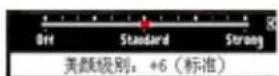 CASIO Exilim EX-S300 - 用[◀]和[▶]选择“美颜级别”（操作板的倒数第三个选项），然后按[SET]。 - 1